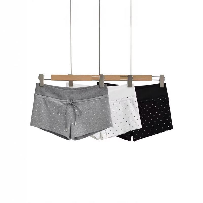 Cat Paw Print Low-Waist Drawstring Sports Shorts American Style Hot Girl Hot Pants Relaxed Fit Versatile Slim Hot Pants for Summer Cat Paw Print Low-Waist Drawstring Sports Shorts American Style Hot Girl Hot Pants Relaxed Fit Versatile Slim Hot Pants for Summer