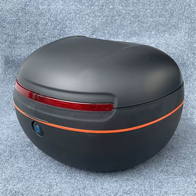 Vehicle Trunk, Simple, Large-Capacity, Wear-Resistant, Motorcycle trunk - matte-black