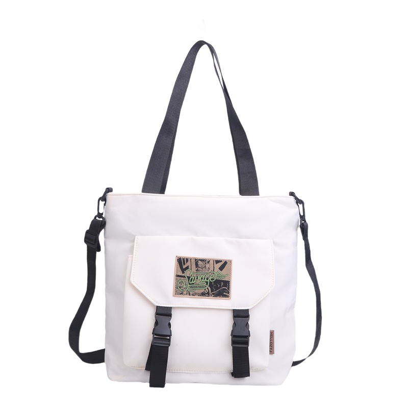 Cross-border 2024 nueva bolsa de estudiantes de gran capacidad de moda textura mochila de hombro bolsa de compras bolsa de mano