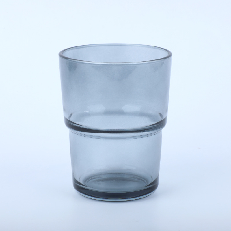 Colorido láser taza de bambú Oficina de agua de vidrio taza hogar simple bebida taza de café con tapa transparente taza de paja