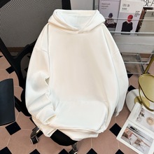 工厂直销-棉华棉复合银狐绒卫衣重磅连帽卫衣男女同款批发定制y