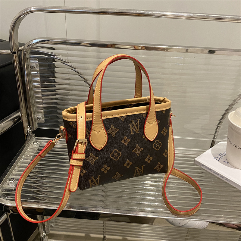 Vintage handtas met grote capaciteit voor dames schoudertas_voghion.com