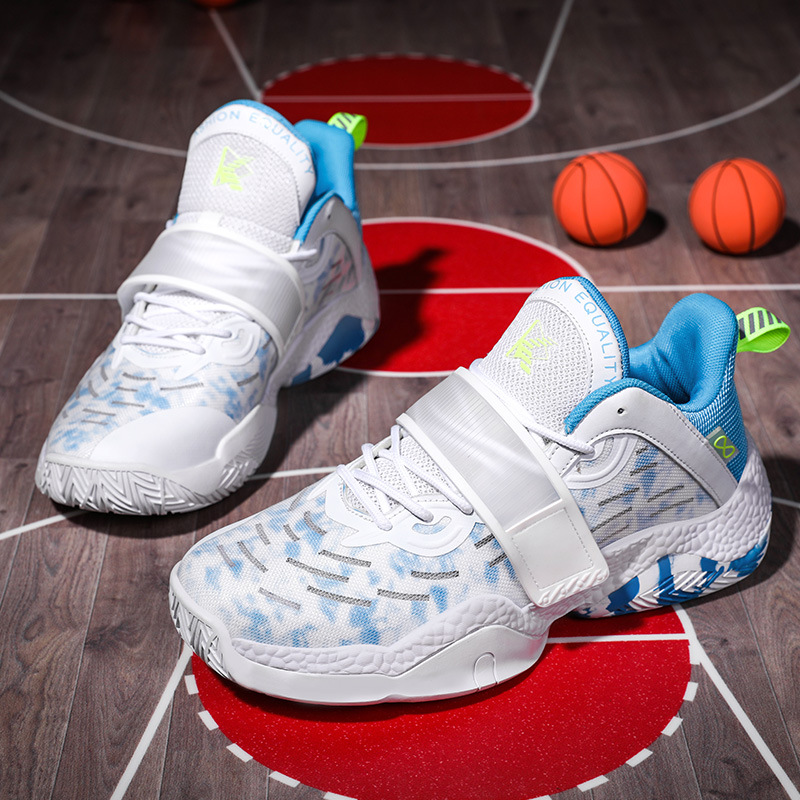 Basketball shoes men's and women's shock absorbent lightweight actual combat low-top mesh surface breathable student soft sole sports shoes anti-slip wear-resistant combat boots_voghion.com