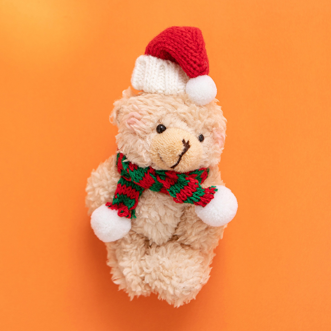 Karácsonyi aranyos közös medve baba pár mini táska kulcs medál rajzfilm göndör plüss baba_voghion.com