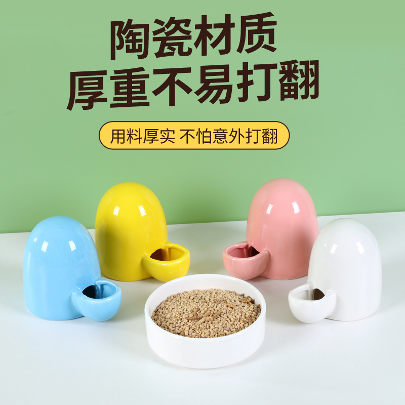 芦丁鸡饲养箱喂食器食槽水槽喂水鹌鹑雏鸡仓鼠饮水壶食盆造景用品