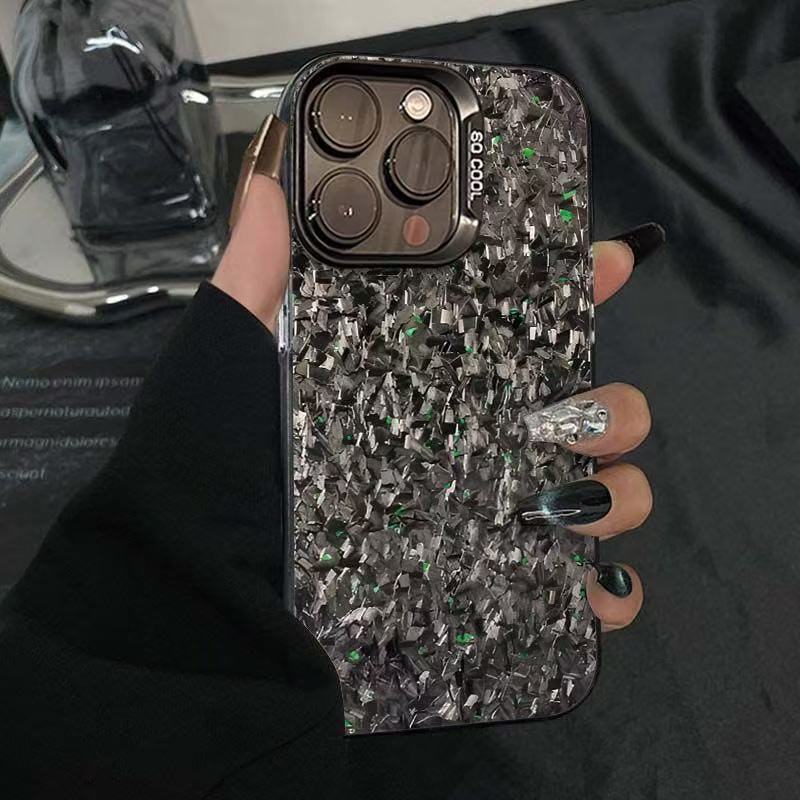 La nueva obsidiana se aplica a la funda del teléfono móvil iphone16 Apple 15promax/14 transfronterizo 13pro12 Europa y América 11