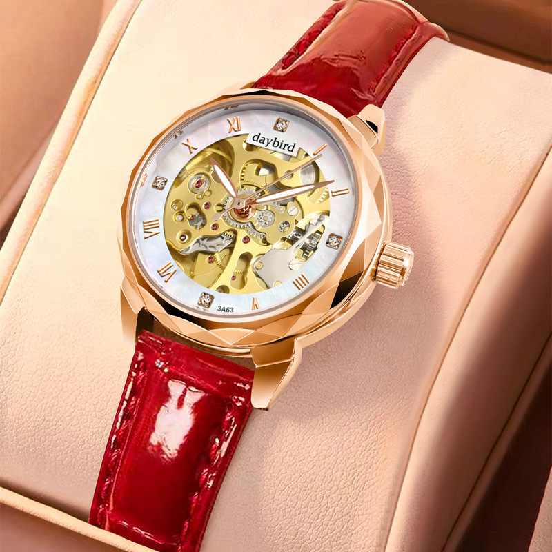 Daybird New High-End Women's Watch Fully Automatic Mechanical Movement Luminous Waterproof Women's Watch