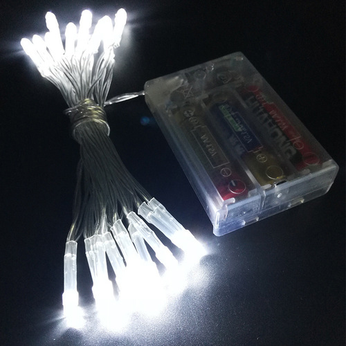 Cross-border LED string light battery light outdoor camping atmosphere light room layout holiday night light colorful light decorative light