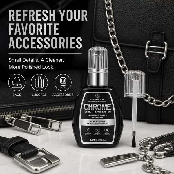 Silver jewelry repair solution, chrome color restoration agent, jewelry discoloration renovation care solution, metal surface repair liquid