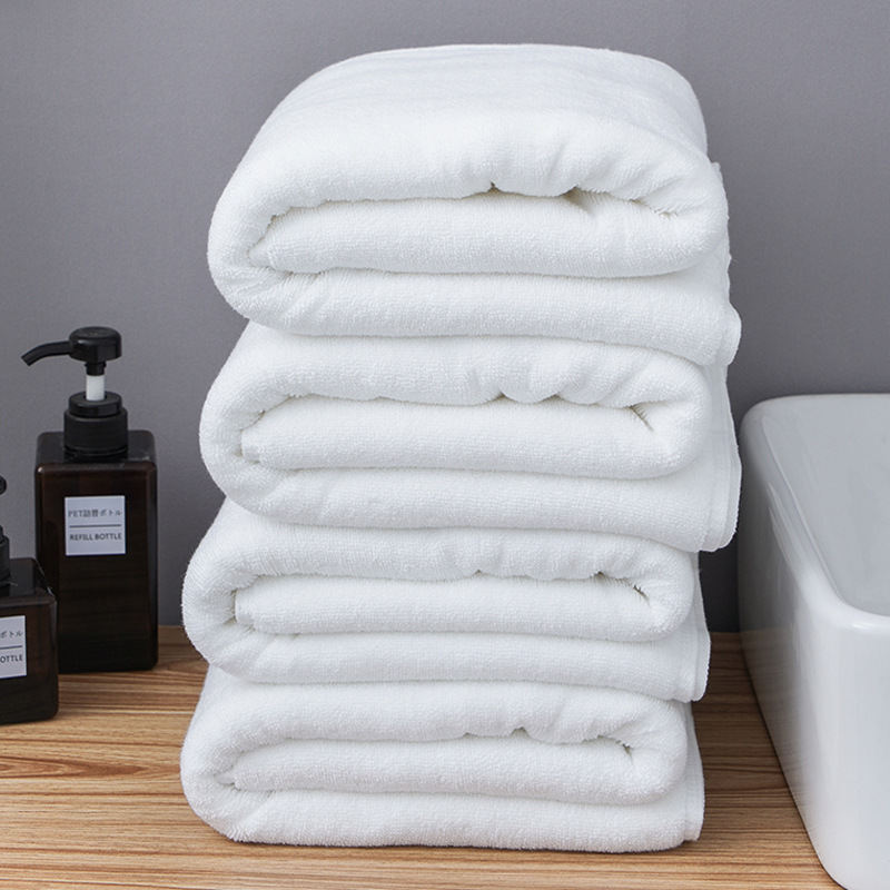 Hotel Towels, Extra Large and Thick, Pure Cotton Bath Towels, Pure Cotton Absorbent Towels, Free Shipping, Suitable for Foot Massage, Hotels, and Guesthouses