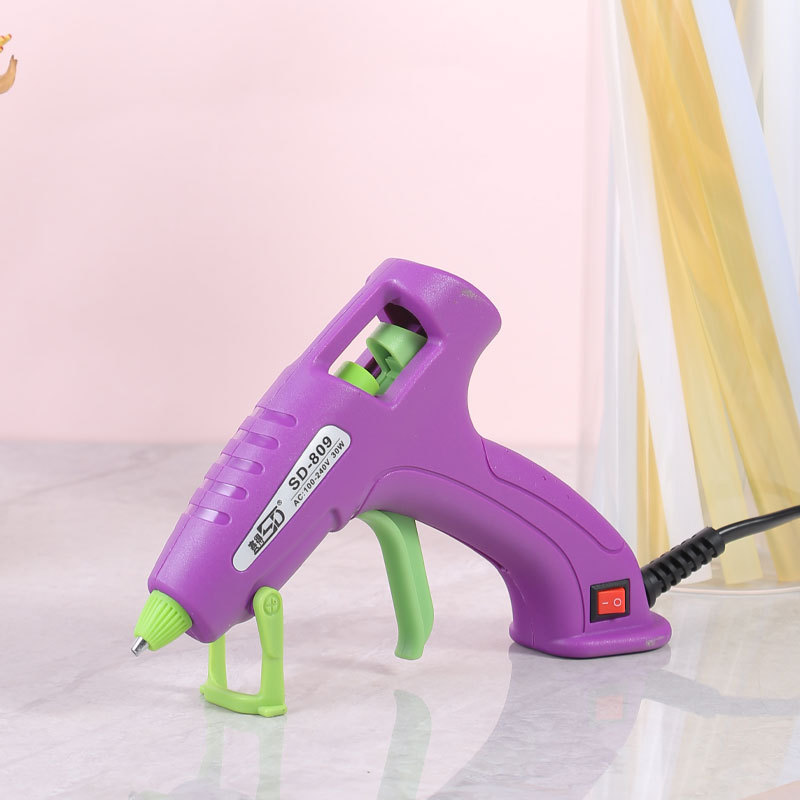 【Bulk Epoxy Gun】Said SD809 Small Gun 7mm Epoxy Sticks Industrial Grade Handmade Floral 30W High-Temperature Hot Melt Epoxy Gun