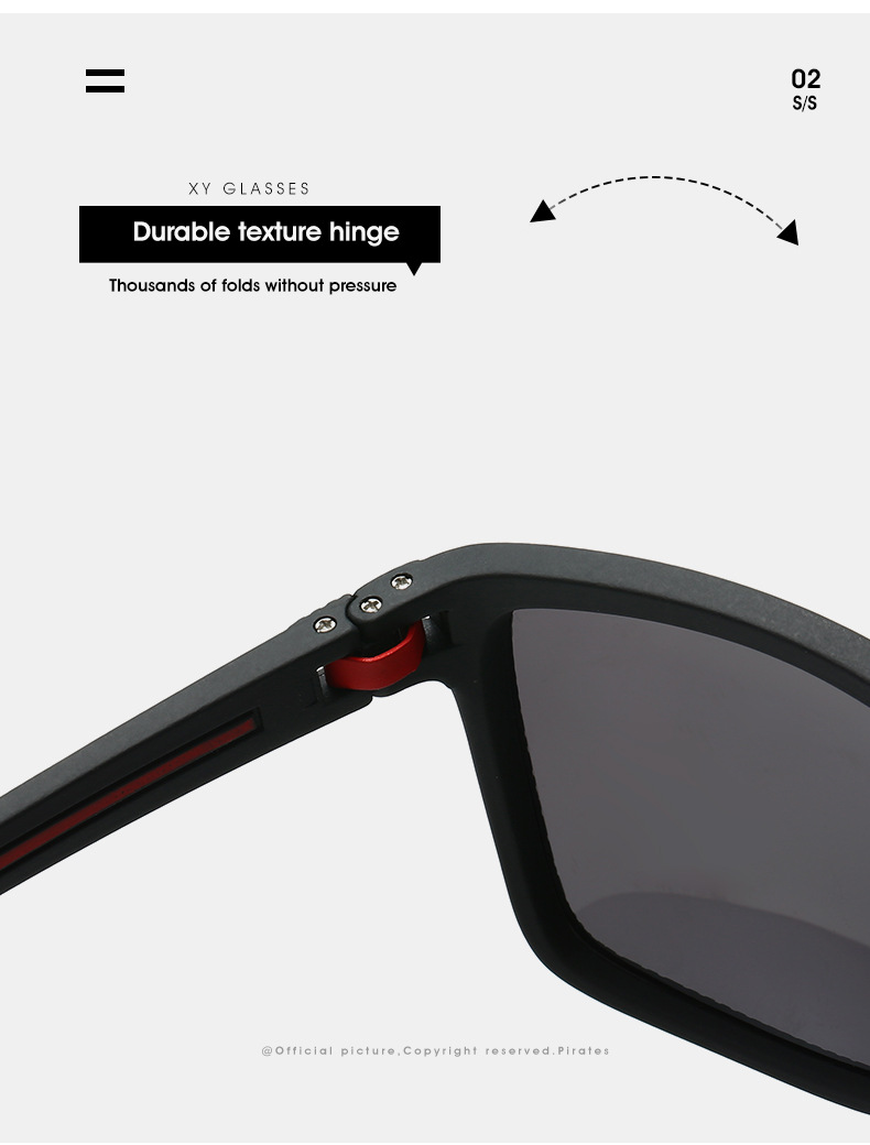 60g Weight Full Frame Glasses Structure Sunglasses Classification Tac, UV400 Protection Lens Material Square Glasses Style Outdoor Occasion Geometric Pattern All Seasons Season Unisex Gender Casual Style Grey, Black Color Casual Geometric Tac UV400 Protection Square Full Frame Men's Sunglasses 15