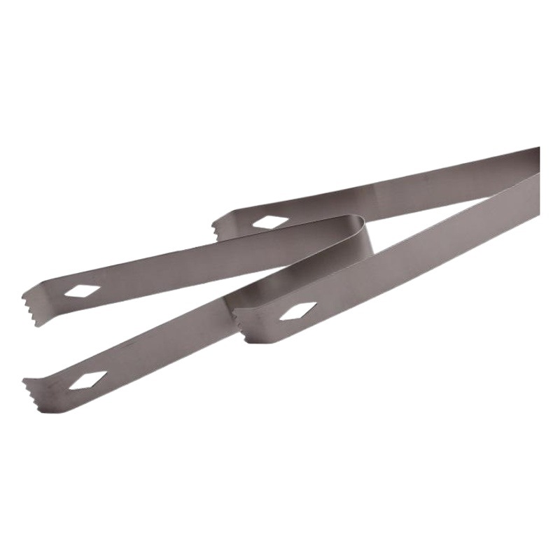 Cross-Border New Stainless Steel Ice Cube Ice Capsules Clamp Bar Ktv Coffee Sugar Clamp Small Clamp Bartending Utensils