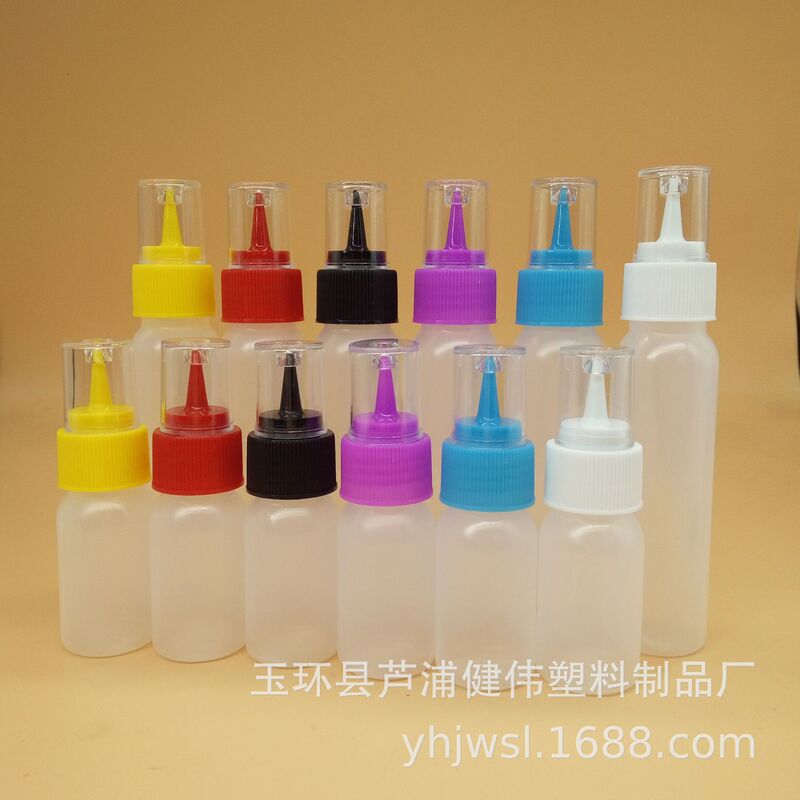 Spot 30Ml60Ml Slender Plastic Tip Bottle Squeeze Bottle Paint Bottle Ldpe Plastic Bottle Dispensing Bottle