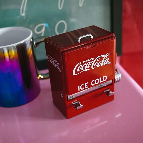 American Tablecraft Personality Creative Retro Cola Toothpick Box Automatic Vending Machine Style Pressed Toothpick Tube