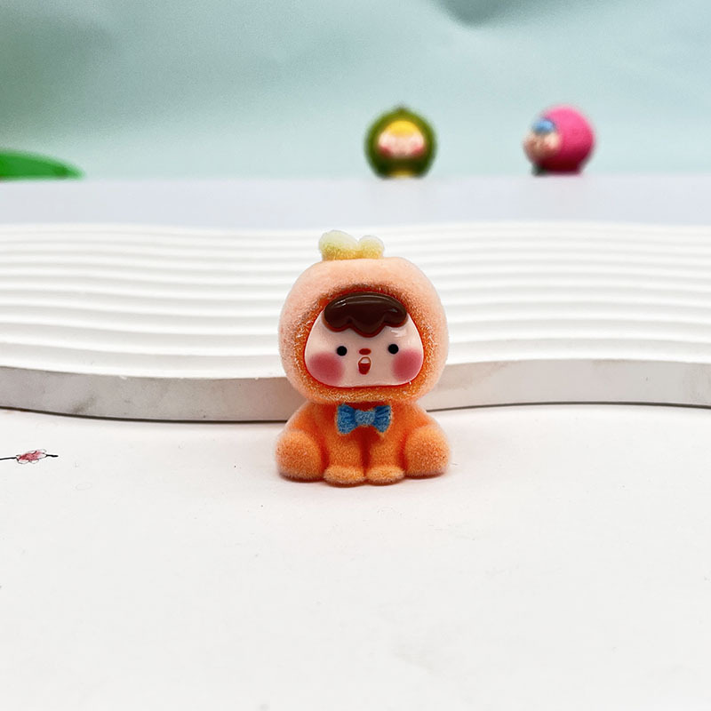 果物の子萌え粒樹脂創意立体手作りdiyアクセサリー微景観置物キーホルダーペンダント卸売り