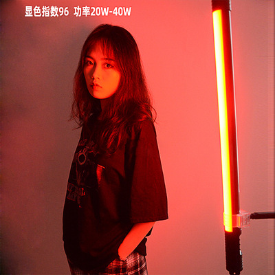 LED photograph fill-in light Ice lantern Magic Light Tube lights hold led Photography Light Live broadcast RGB Full color lighting wholesale