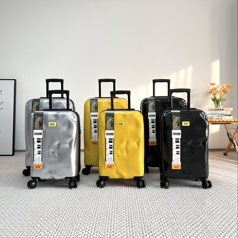이탈리아 오목 볼록 트롤리 케이스 탑승 20 여행 가방 학생 비밀번호 여성 손상된 여행 가방 남성 유니버설 휠 사용자 정의