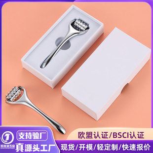 Factory wholesale small microneedle roller hand-held massager facial stimulation pore essence import thin face instrument