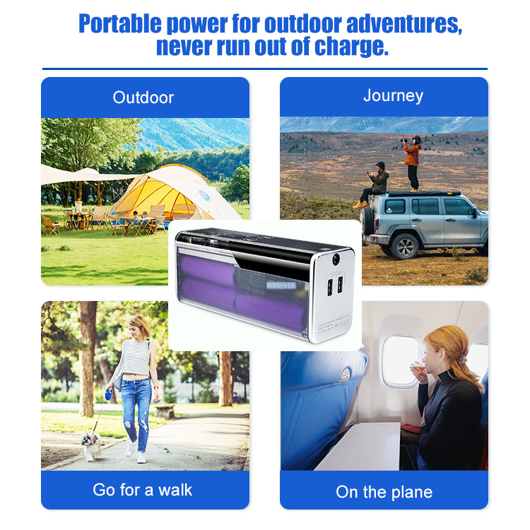 El Cyberpunk| Fuente de alimentación portátil de 100W| 27000mAh de gran capacidad| Soporte de litio eléctrico