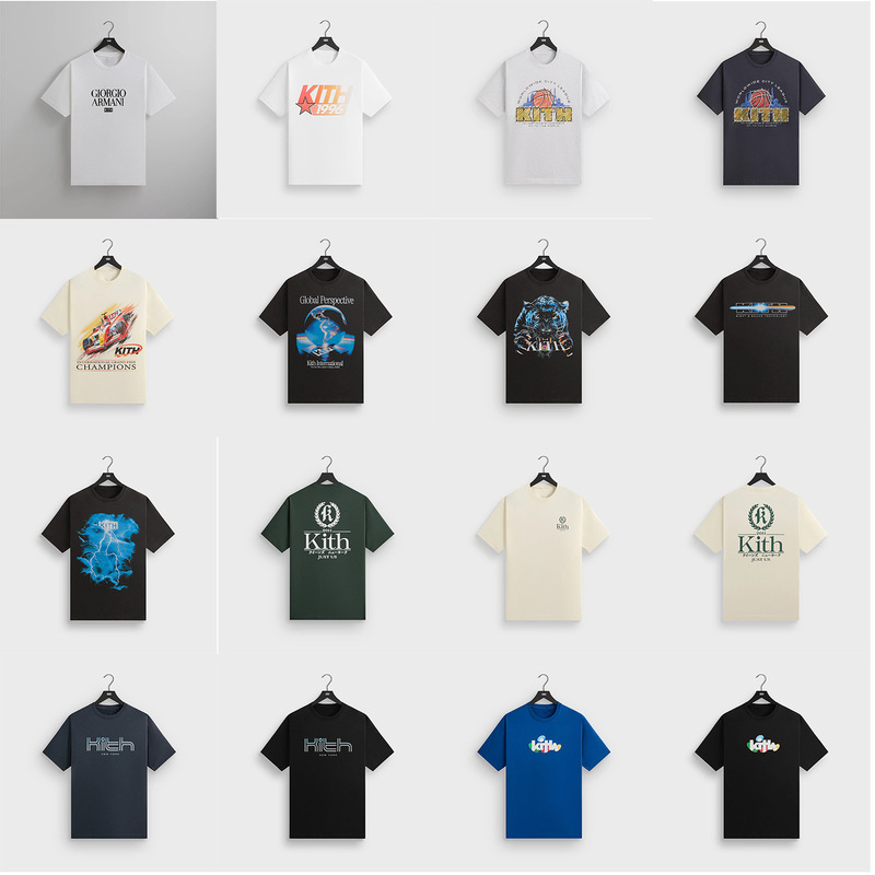 Long-Term Kith Monday Program- 5-5 Collection of Various T-Shirts