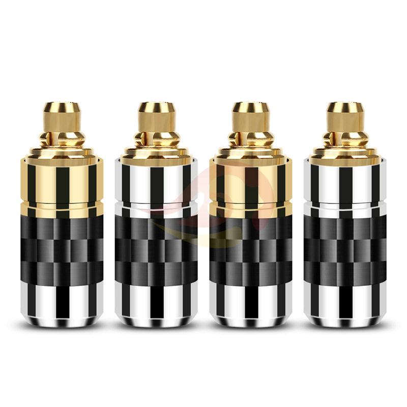 倾音坊混元碳纤品级ie300 ie600 ie900插头 镀金N5005 IE900插针