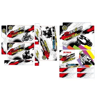 Motorcycle Safety Supplies floor tail box accessories - 45l-special-a-set-of-hurricane-stickers