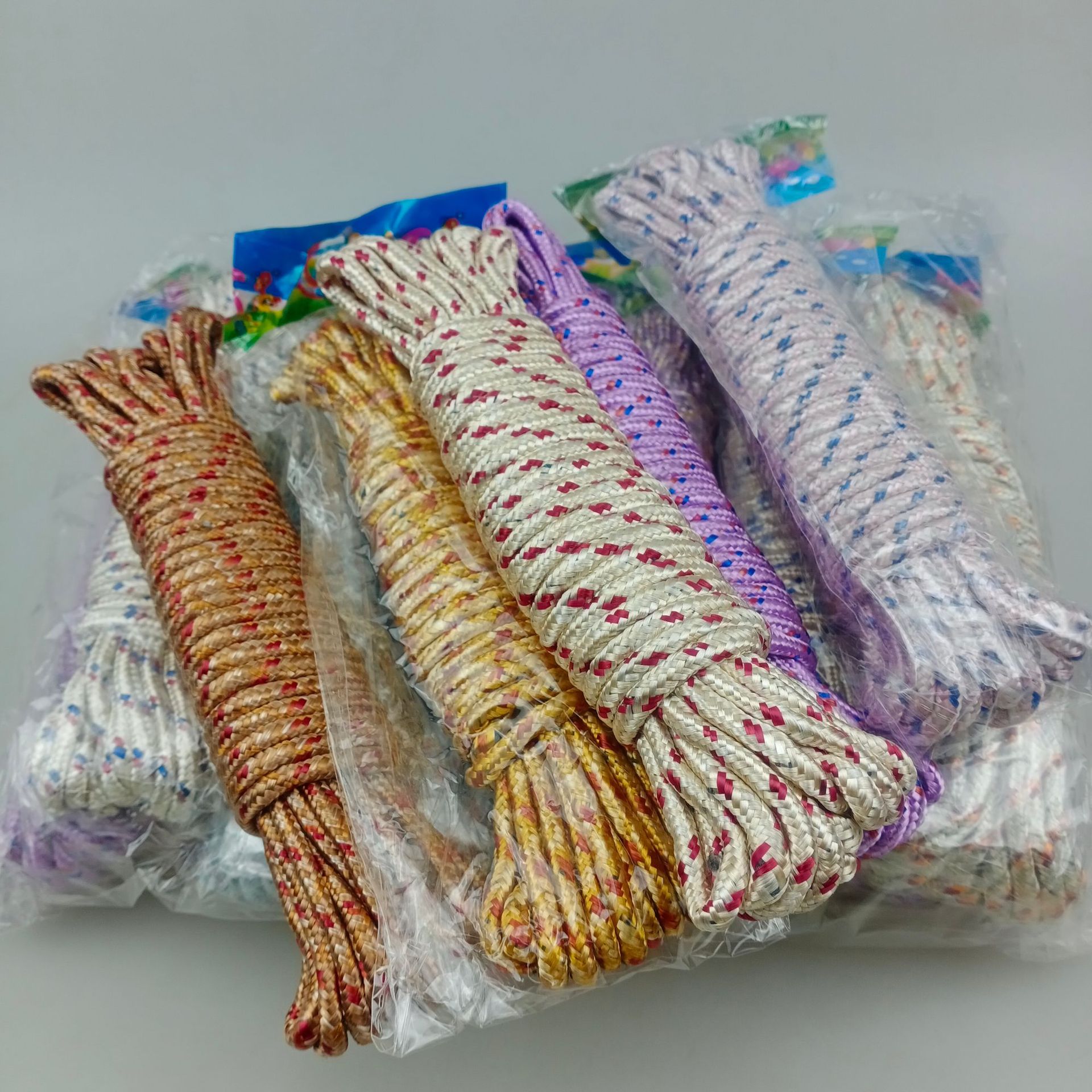 Cuerda de tendedero engrosada para comercio transfronterizo, cuerda para secar ropa, cuidado de la ropa, cesta de secado, red de secado, supermercado de dos yuanes. image 2