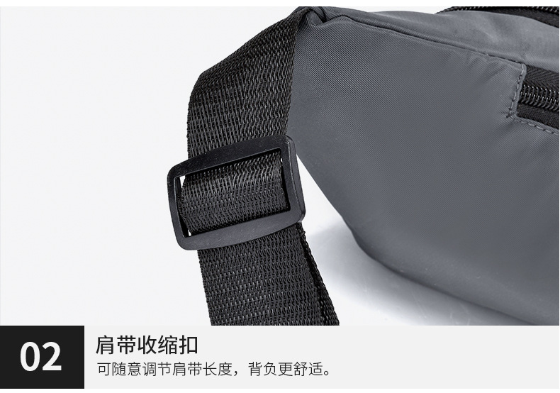 Wholesale of foreign trade waist bags, men's leather chest bags, large-capacity crossbody bags for travel, men's business outdoor mobile phone bags undefined