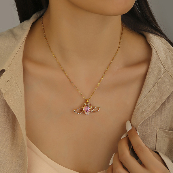Angel wings with butterfly