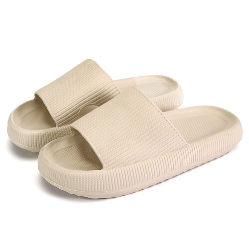 Cross-border hotel slippers for men and women, shower shoes, indoor bathroom sandals, comfortable, lightweight, thick soles, non-slip, easy to clean