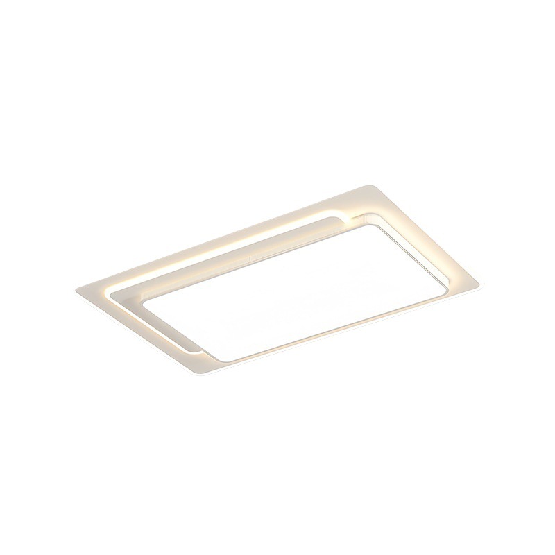 Nueva lámpara de techo de sala de estar, moderna, simple, atmosférica, LED, espectro completo, protección ocular, sala de estudio, paquete de habitación completa, lámpara