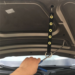 Car depression repair tool sheet metal-free depression repair hook accessories S hook nylon belt repair tool