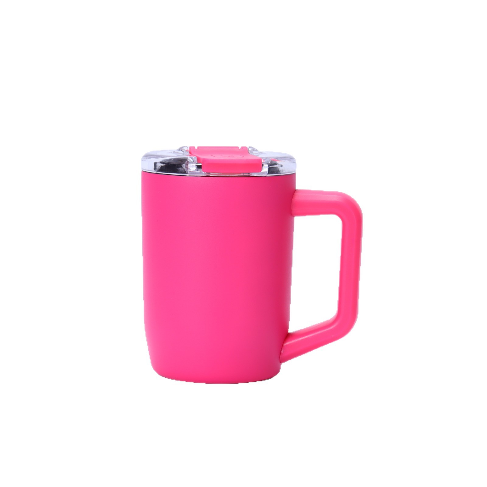 Nuevo 15oz taza de mango 304 taza de acero inoxidable con tapa taza de agua de oficina taza de leche taza de mano taza de mango