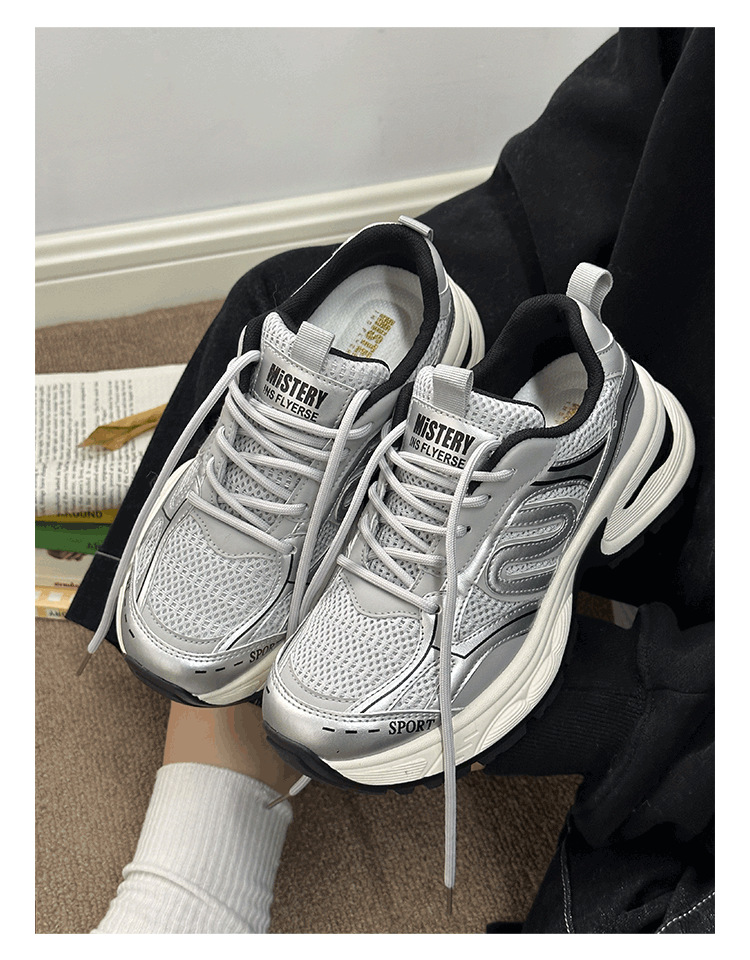 Women's Thick Soled Casual Sports Shoes Versatile Platform Style_voghion.com
