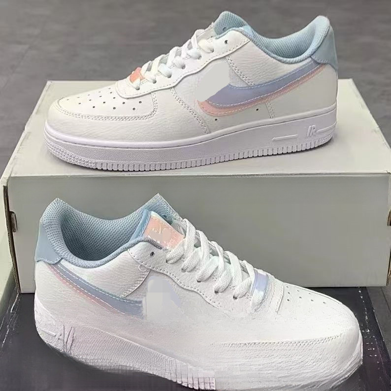 莆田鞋AF1空军一号zoom气垫四金钩男女板鞋小麦色纯白马卡龙|undefined