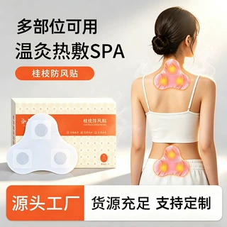 桂枝防风贴工厂批发肩颈腰背热敷贴oem定制自发热膏体草本温感贴