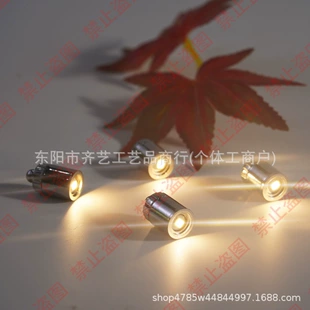 Мини LED-брелок кошачья лапка из смолы для DIY и ошейника