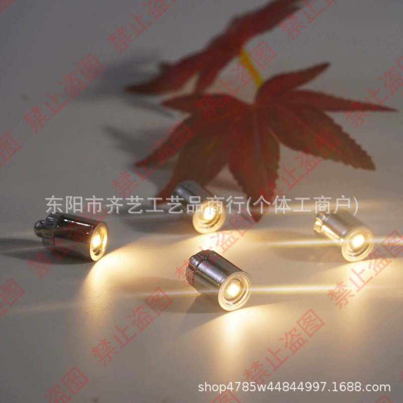 Мини LED-брелок кошачья лапка из смолы для DIY и ошейника