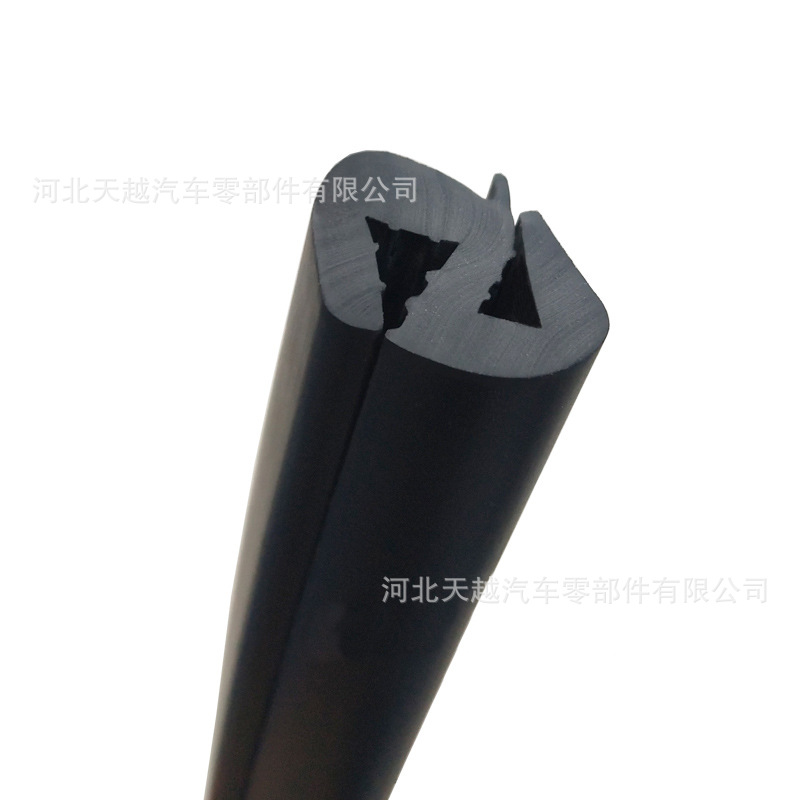 生产三元乙丙S型橡胶密封条 S型二口玻璃卡条 二口S型橡胶条