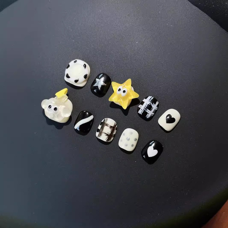 Children's Armor Handmade Children Wear Armor Hands Nail Stickers Cute Fake Nail Removable and Reusable Children's Armor Handmade Children Wear Armor Hands Nail Stickers Cute Fake Nail Removable and Reusable