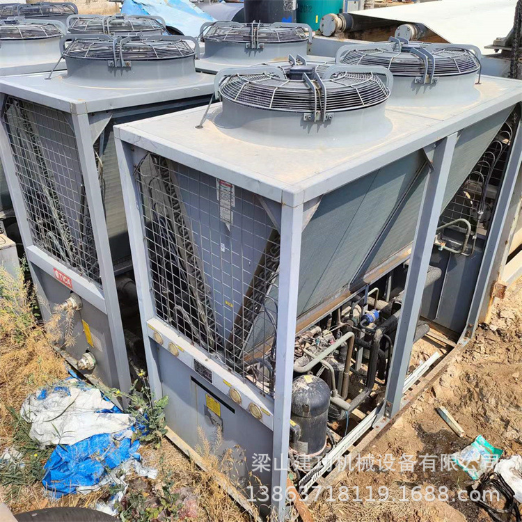 二手风冷螺杆式冰水机组 模块化风冷式冷热水机组 回收