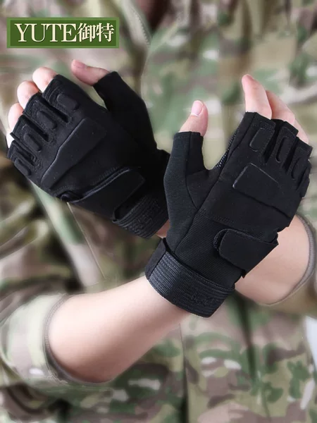 Half-Finger Gloves for Men, Fitness, Outdoor, Special Forces, Fighting, Boxing, Mountaineering, Non-Slip, Cycling, Tactical, Fingerless