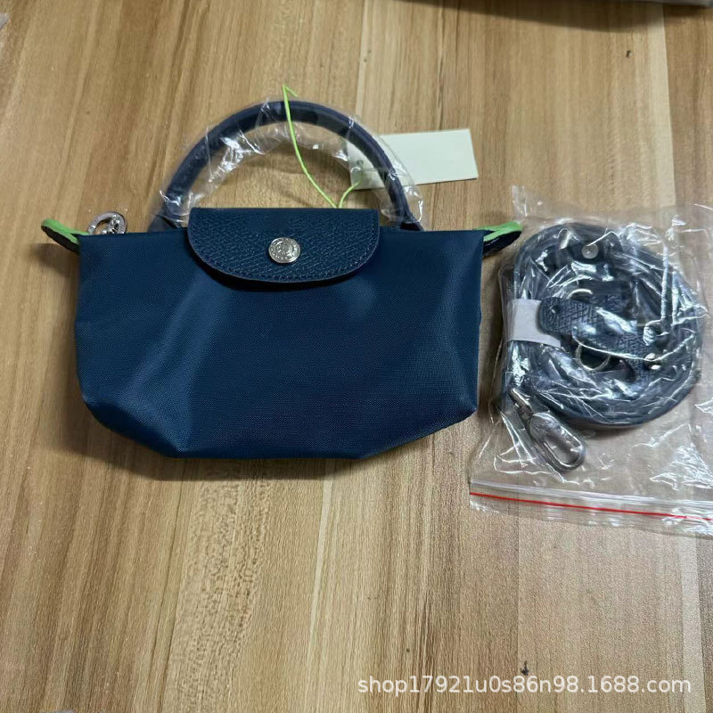 跨境高品牛皮手柄mini饺子包斜挎单肩手机包零钱包手拿包女士迷你|undefined