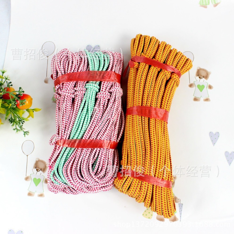 扁圆松紧带 服装上使用 家用松紧带 义乌二元日用百货货源批发