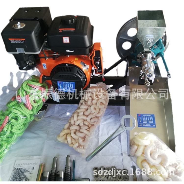 鹤壁市玉米花机 振德 新款暗仓五谷杂粮膨化机空心棒康乐果机价格