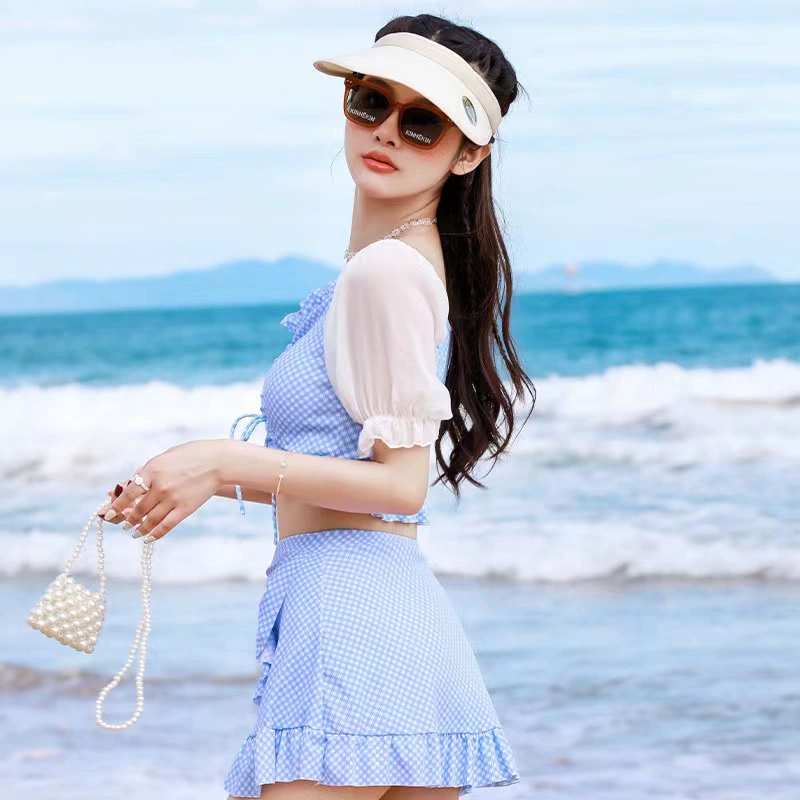 Sexy swimwear for elementary school students for swimming, internet celebrity, fitted, wholesale