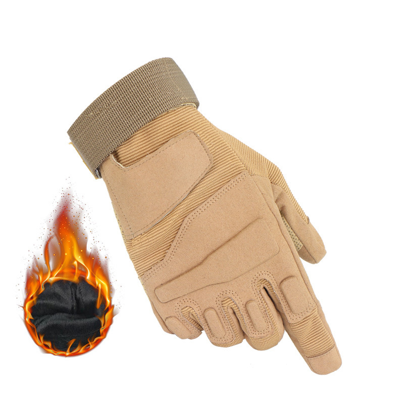 카키 전체 손가락 (기모)