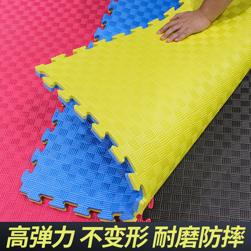 Taekwondo floor mat EVA interlocking martial arts floor mat gym equipment mat thickened 100 interlocking foam floor mat