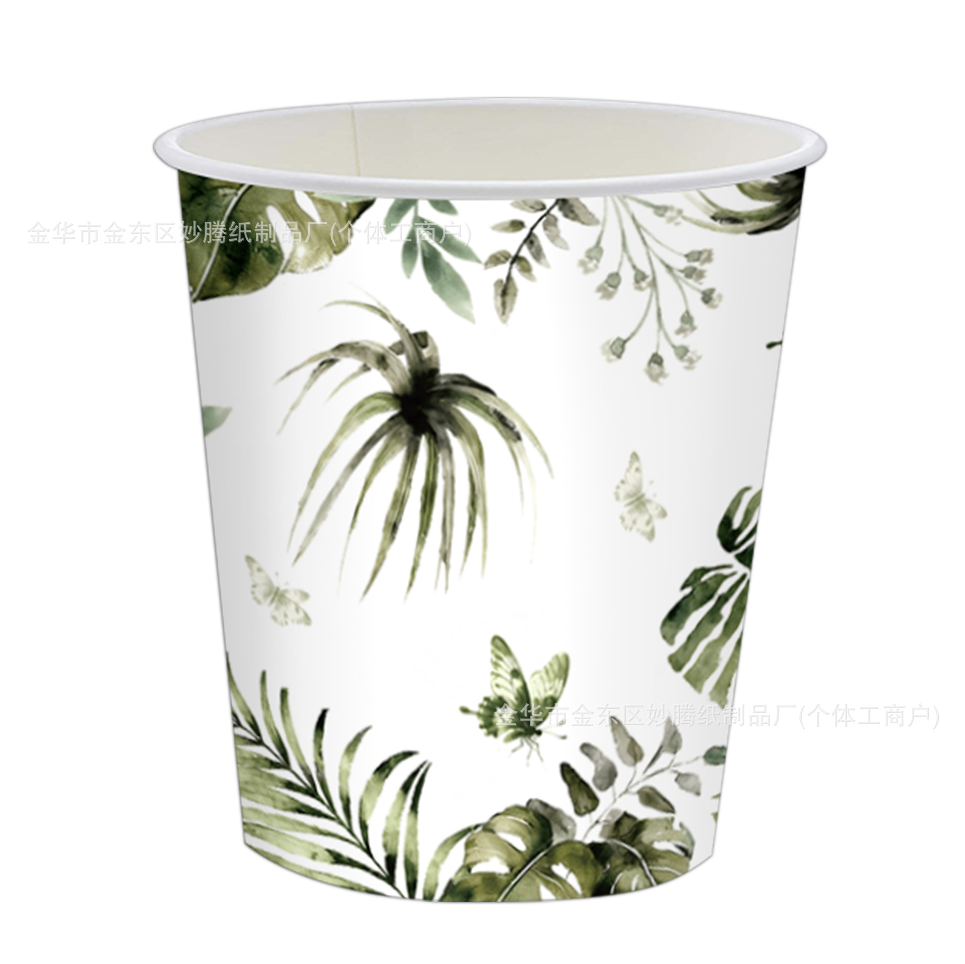 Nuevo verano fresco vegetal tropical cubiertos de fiesta familiar tazas de papel toallas de papel conjunto de bandeja de papel desechable